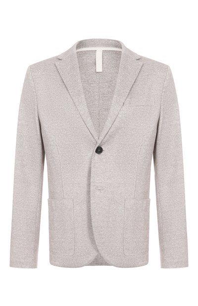 Мужской пиджак из хлопка и льна HARRIS WHARF LONDON, арт. C8P22PDB