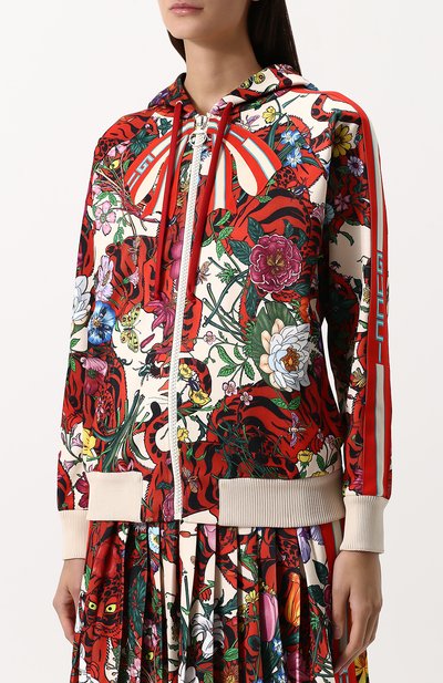 Кардиган на молнии с принтом GUCCI, арт. 502303/X9N75, фото 3