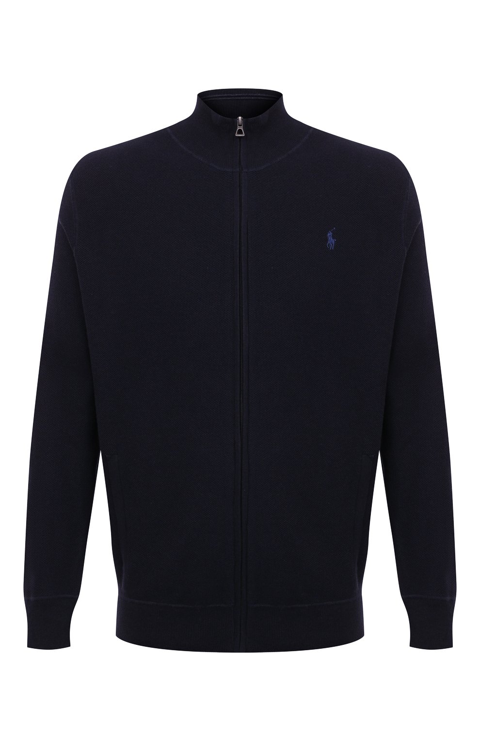 Хлопковый кардиган POLO RALPH LAUREN синего цвета по цене 18150 руб., арт. 711775872/PRL BS, фото 1 Хлопковый кардиган POLO RALPH LAUREN, арт. 711775872/PRL BS, фото 1