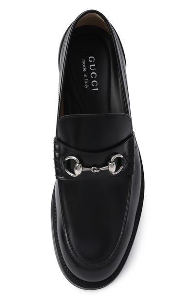 Кожаные лоферы GUCCI, арт. 851398/AAFAR, фото 5