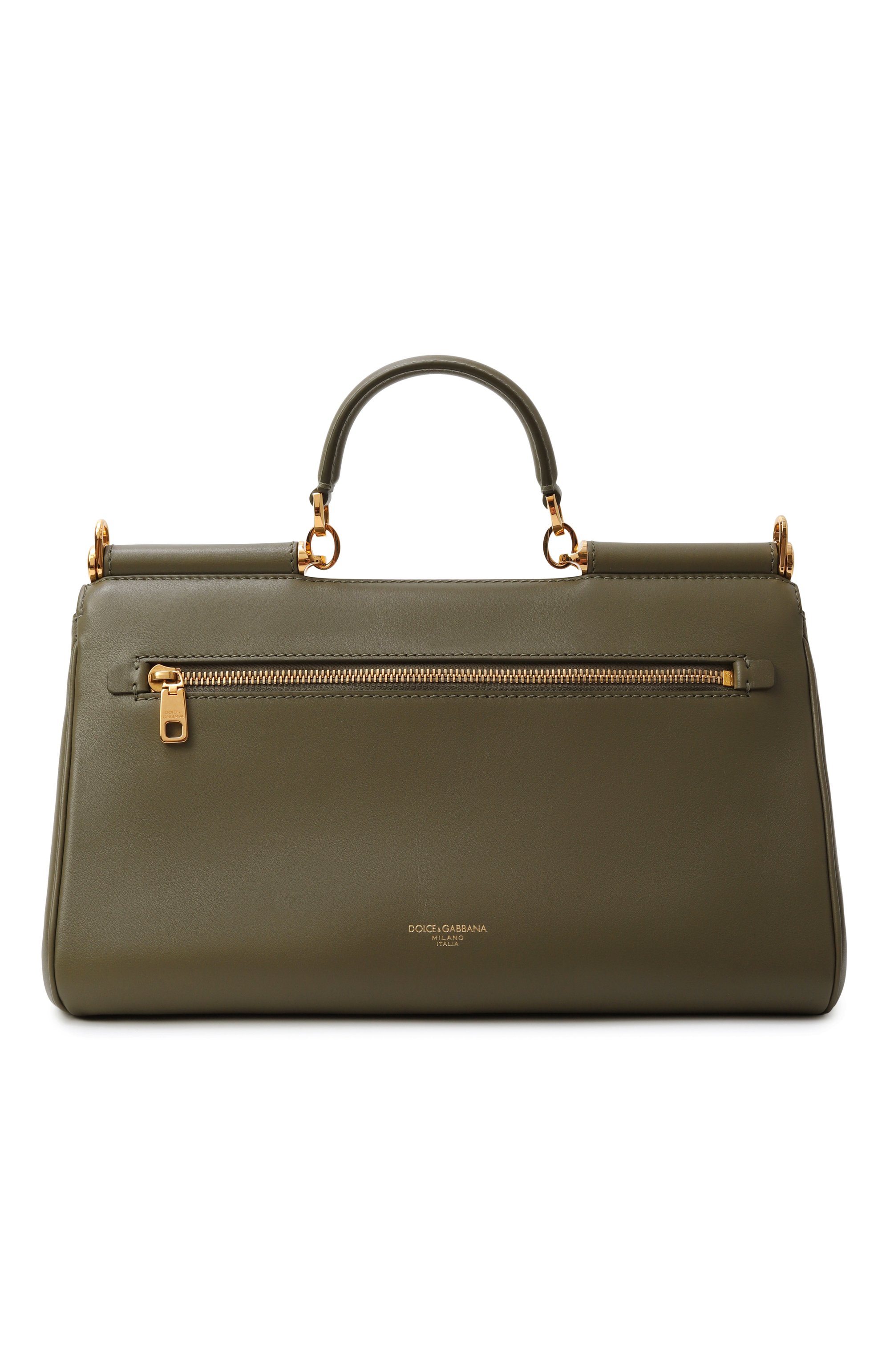 Сумка my sicily medium DOLCE & GABBANA хаки цвета по цене 324500 руб., арт. BB7782/B7321, фото 6 Сумка my sicily medium DOLCE & GABBANA, арт. BB7782/B7321, фото 6
