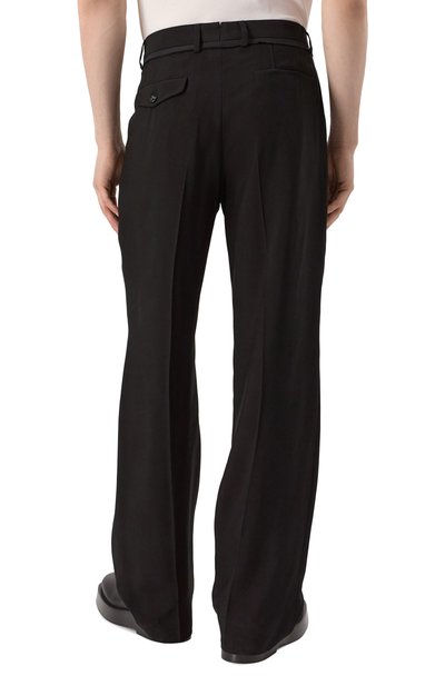 Брюки из вискозы ANN DEMEULEMEESTER черного цвета по цене 116500 руб., арт. B0012454/FA558, фото 4 Брюки из вискозы ANN DEMEULEMEESTER, арт. B0012454/FA558, фото 4