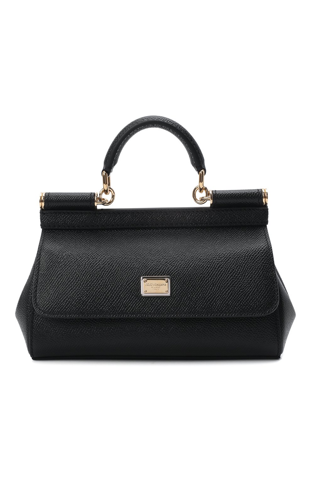 Сумка sicily small DOLCE & GABBANA черного цвета по цене 143000 руб., арт. BB7116/A1001, фото 1 Сумка sicily small DOLCE & GABBANA, арт. BB7116/A1001, фото 1