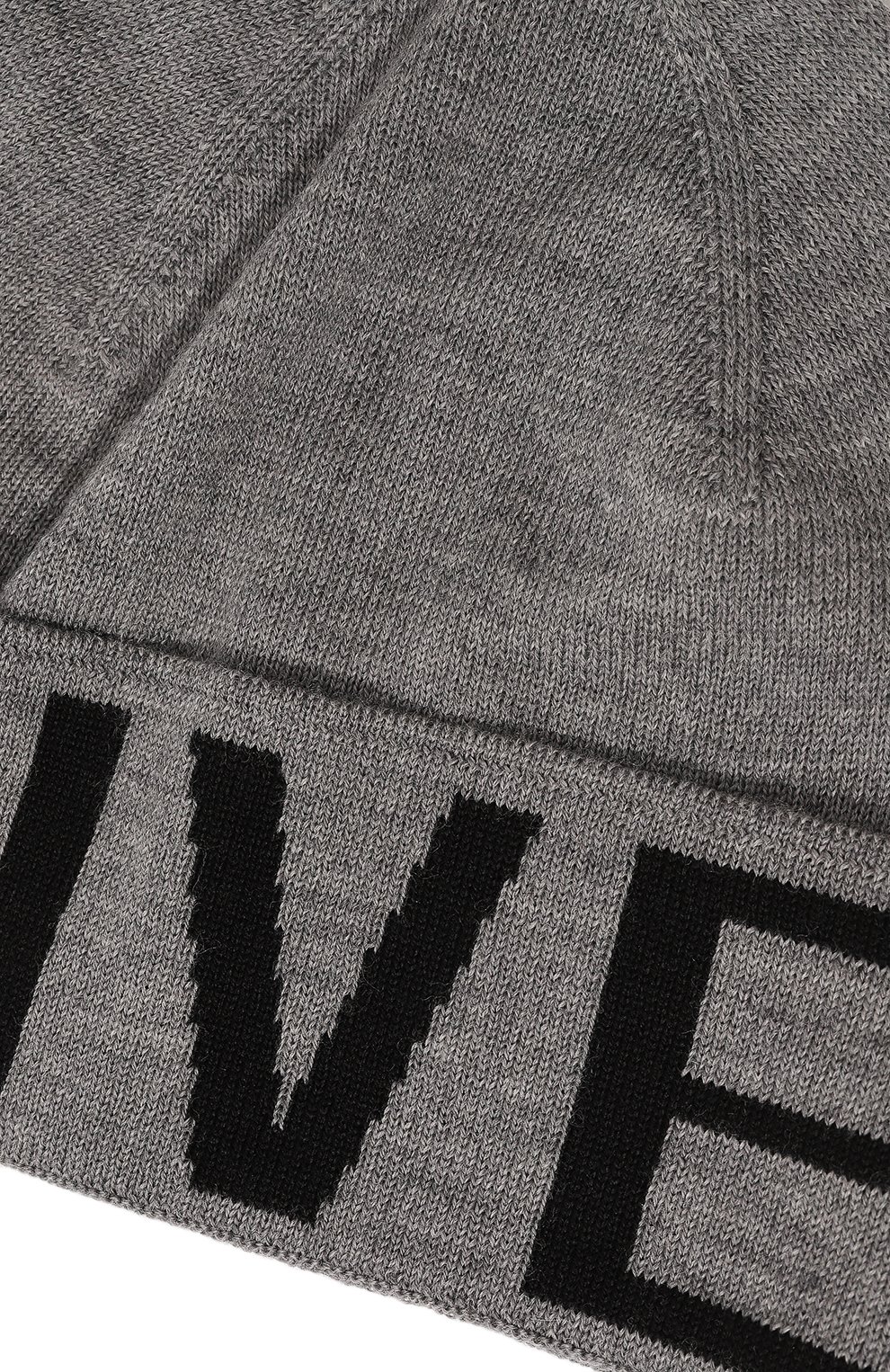 Шерстяная шапка GIVENCHY серого цвета по цене 37100 руб., арт. GVCAPP/U7123, фото 3 Шерстяная шапка GIVENCHY, арт. GVCAPP/U7123, фото 3