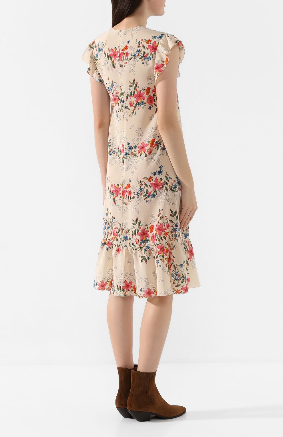 Шелковое платье REDVALENTINO, арт. TR3VAL50/4RV, фото 4