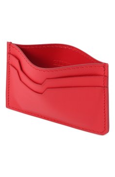 Мужской кожаный футляр для кредитных карт ZILLI красного цвета, арт. LCC502M1015VTEX30 | Фото 3 (Материал сплава: Проставлено; Материал: Натуральная кожа; Нос: Не проставлено)