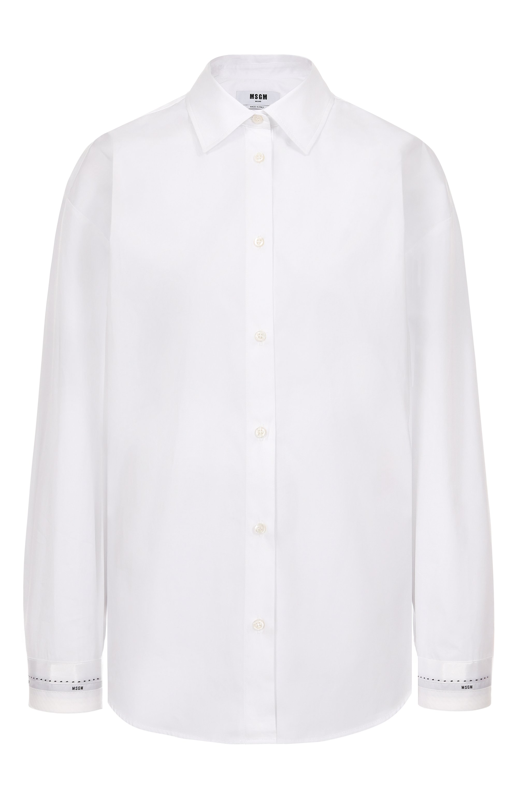 Хлопковая рубашка MSGM, арт. 3941MDE13X/257602, фото 1