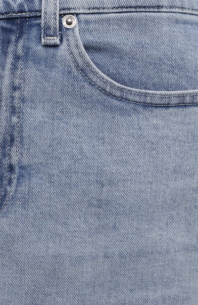 Джинсовая юбка 7 FOR ALL MANKIND голубого цвета по цене 13400 руб., арт. JSSKB750L0, фото 5 Джинсовая юбка 7 FOR ALL MANKIND, арт. JSSKB750L0, фото 5