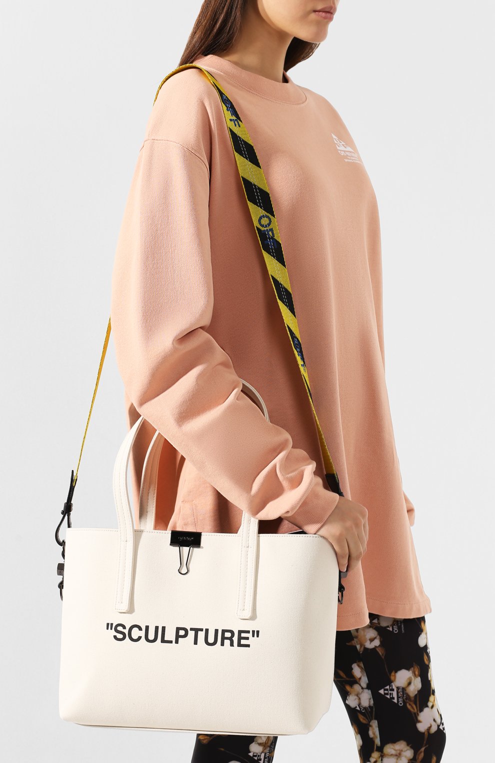 Сумка-тоут sculpture OFF-WHITE, арт. 0WNA025R19B640854810, фото 5