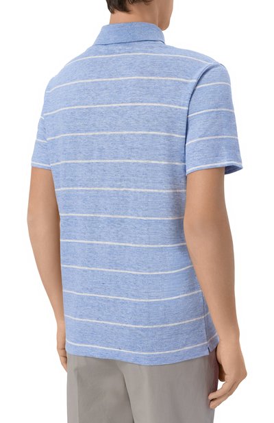 Льняное поло PAUL&SHARK, арт. 26411201, фото 4