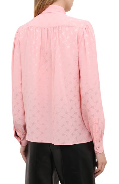 Шелковая блузка SAINT LAURENT, арт. 641593/Y7B25, фото 4