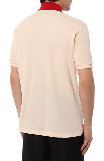 Хлопковое поло GUCCI, арт. 574086 XJA6C, фото 4