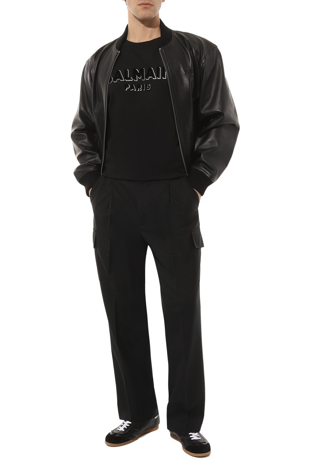 Хлопковая футболка BALMAIN, арт. CH1EG010/BB99, фото 2