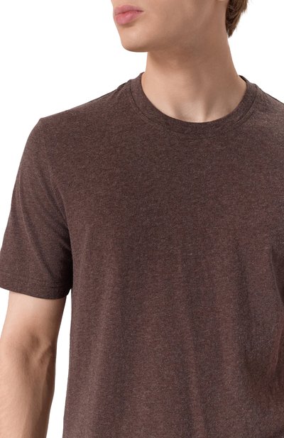 Футболка из хлопка и кашемира CAPOBIANCO, арт. 19M660.WS00., фото 5