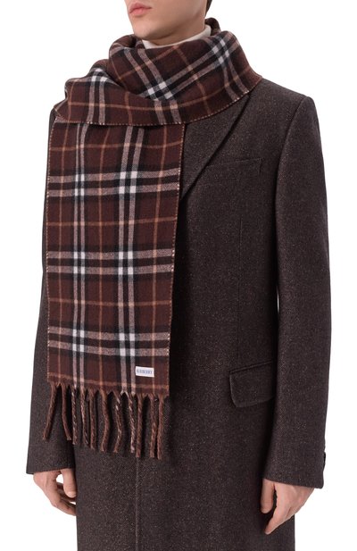 Кашемировый шарф BURBERRY, арт. 8112977, фото 3