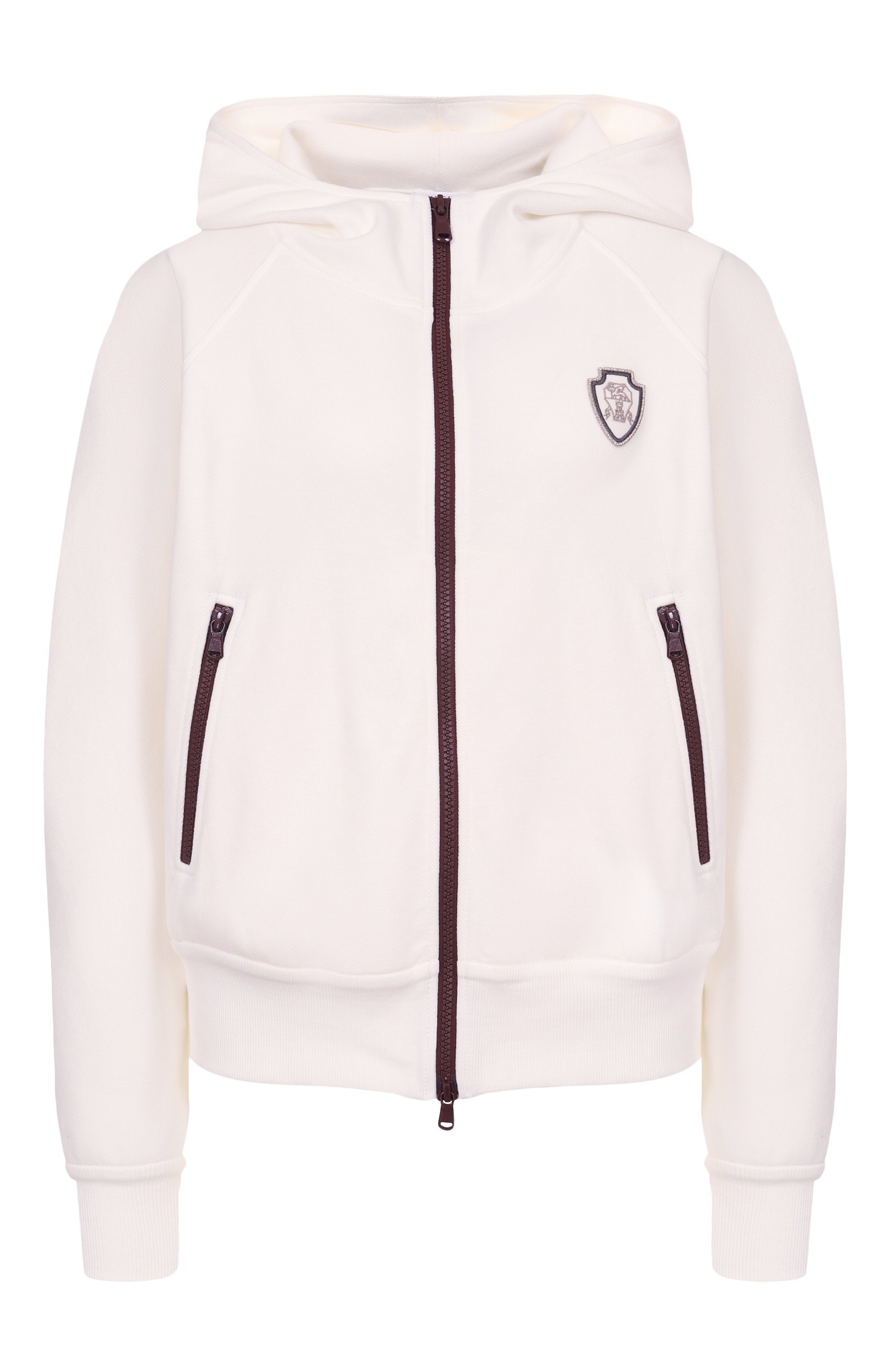 Хлопковая толстовка BRUNELLO CUCINELLI, арт. MG927VD106, фото 1