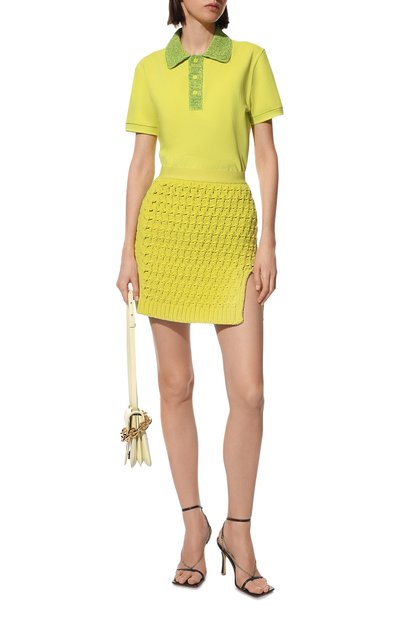 Хлопковое поло BOTTEGA VENETA, арт. 683704/V1MR0, фото 2