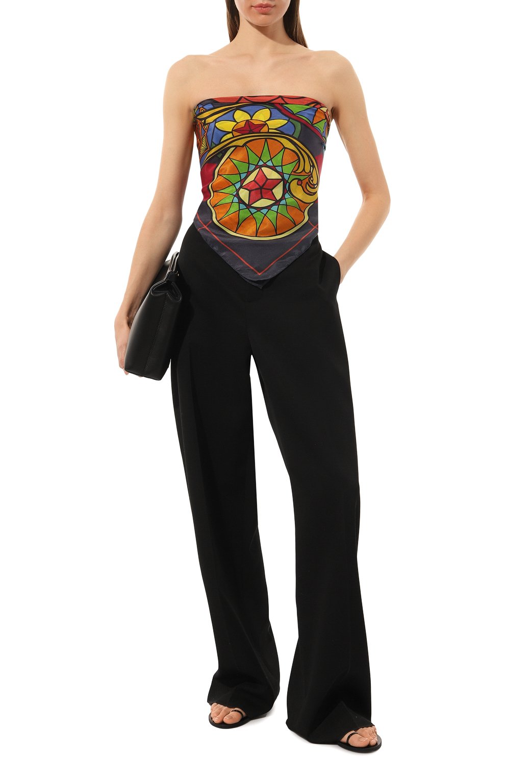 Шелковый платок витражи GOURJI, арт. T27VITR7RRD/1, фото 2