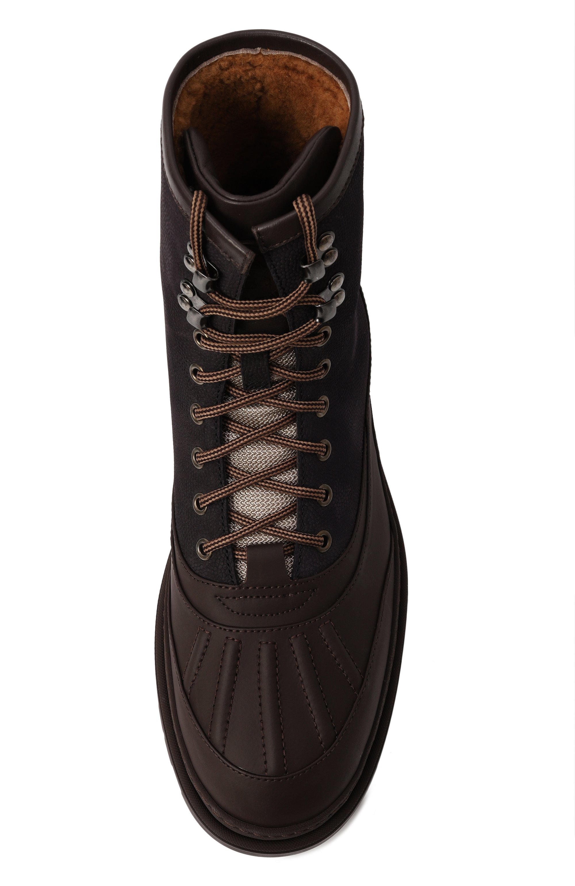 Кожаные хайкеры duck BRUNELLO CUCINELLI, арт. MZUR0MI711, фото 6