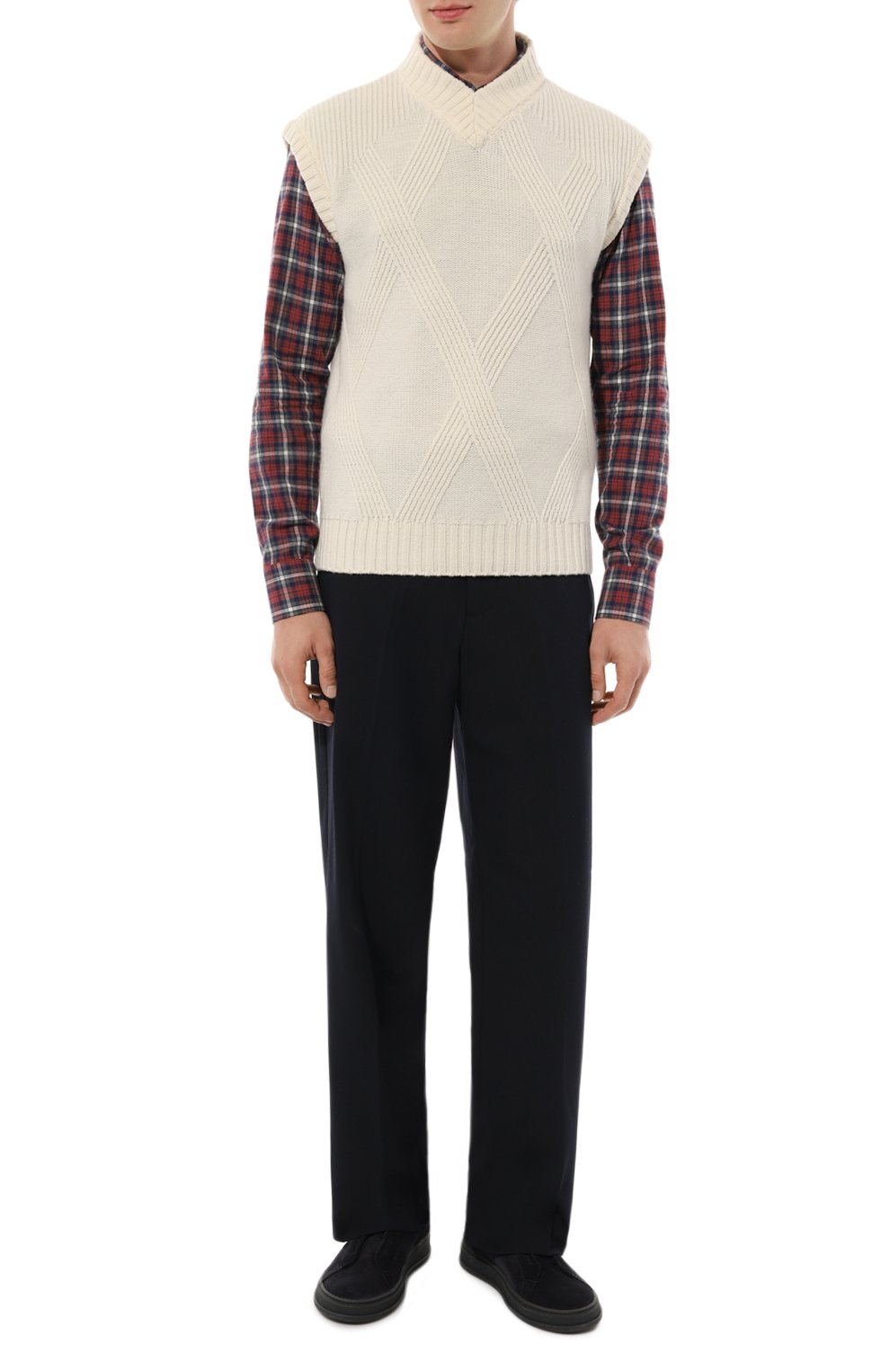 Шерстяной жилет KITON, арт. UMM054902, фото 2