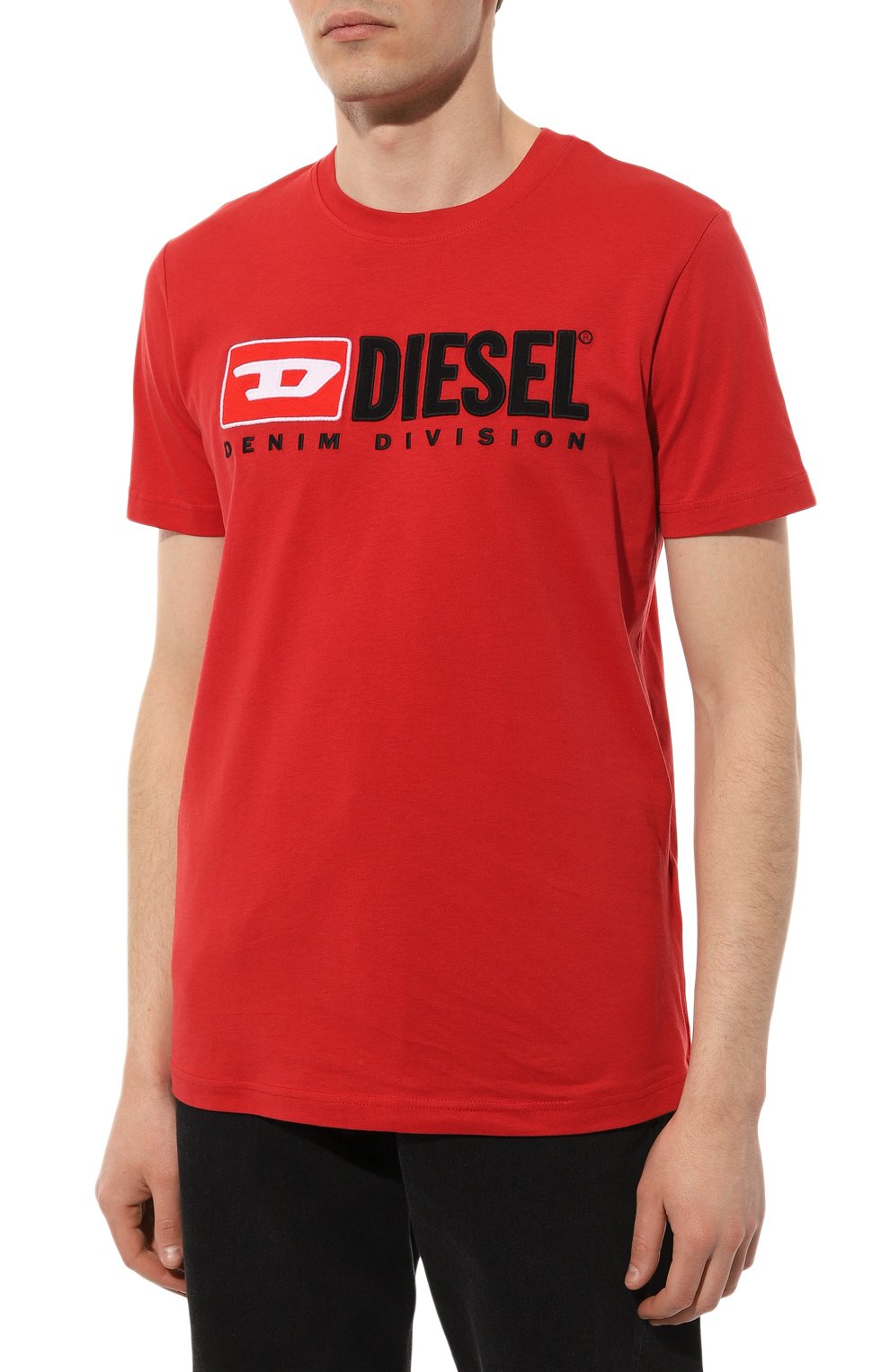 Хлопковая футболка DIESEL, арт. A03766/0GRAI, фото 3