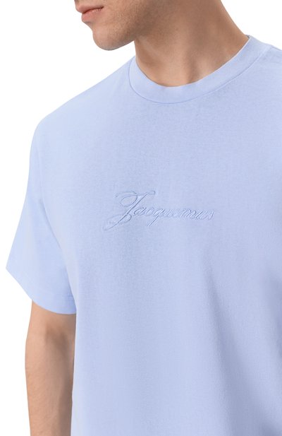 Хлопковая футболка JACQUEMUS, арт. 26ETSM00631/AJ00045, фото 5