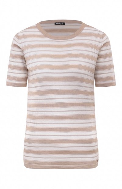 Женская футболка из кашемира и шелка KITON, арт. D57704