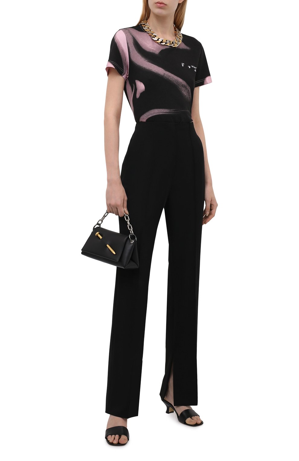 Хлопковая футболка OFF-WHITE, арт. 0WAA049R21JER002, фото 2