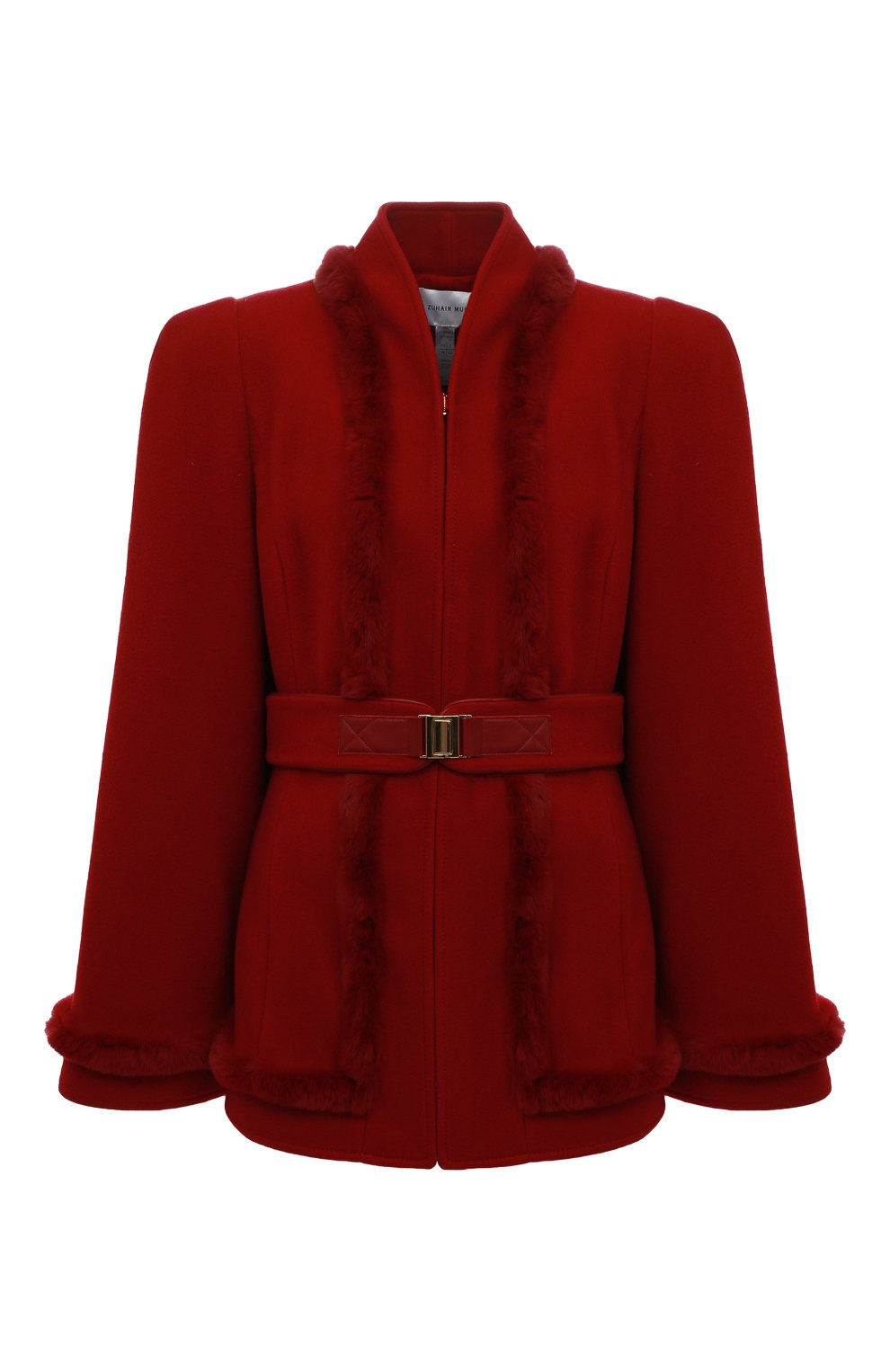 Кейп из шерсти и кашемира ZUHAIR MURAD, арт. CTF19310/WSBL001, фото 1