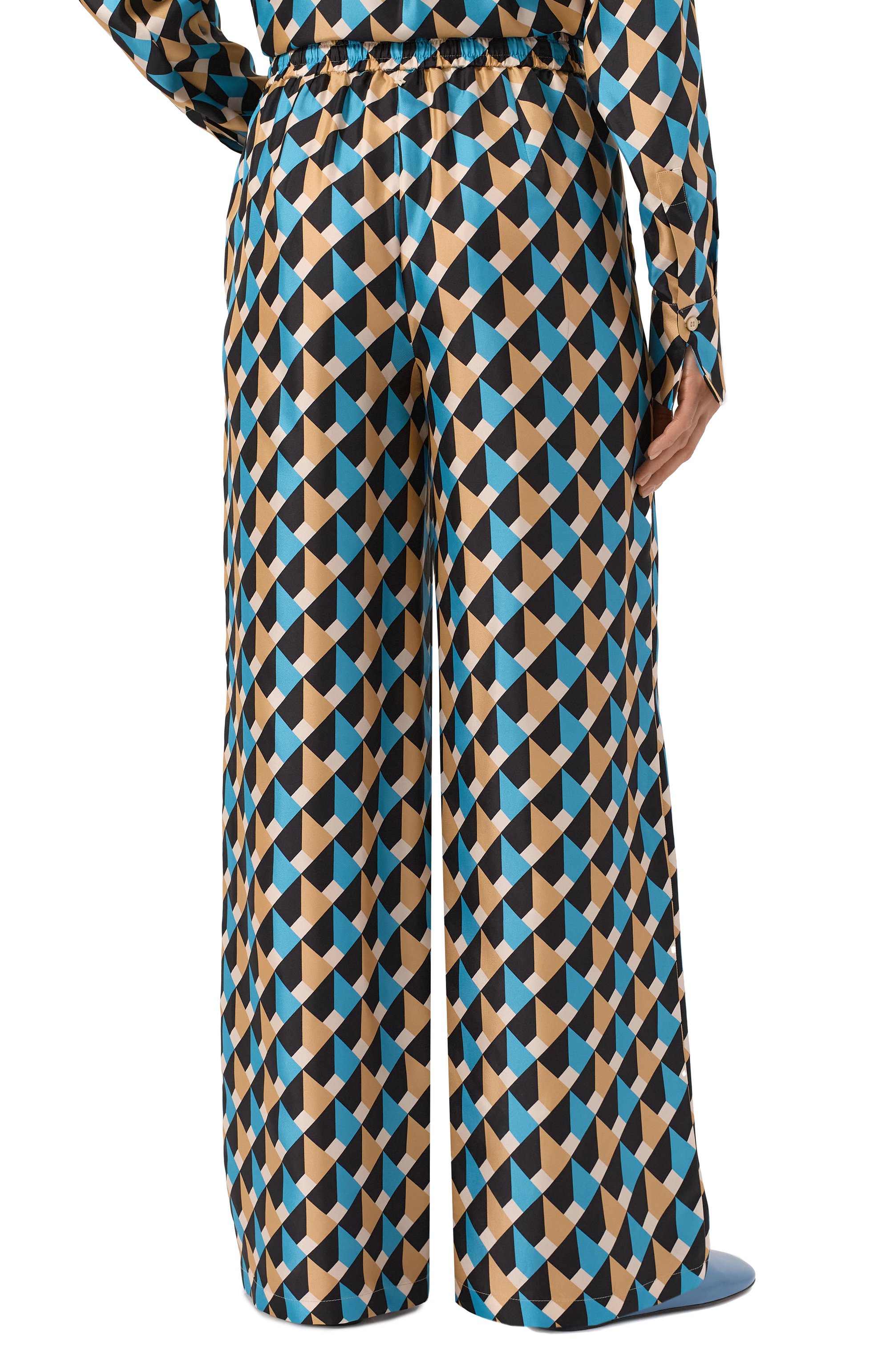 Шелковые брюки LORENA ANTONIAZZI, арт. P2567PA31D/4885, фото 4