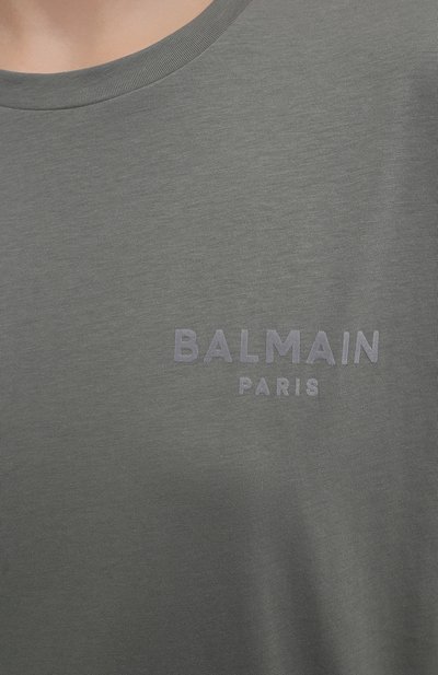Хлопковая футболка BALMAIN, арт. VF0EF010/B013, фото 5