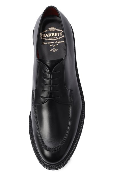 Кожаные дерби BARRETT черного цвета по цене 86250 руб., арт. 192U003/BETIS CREAM, фото 5 Кожаные дерби BARRETT, арт. 192U003/BETIS CREAM, фото 5