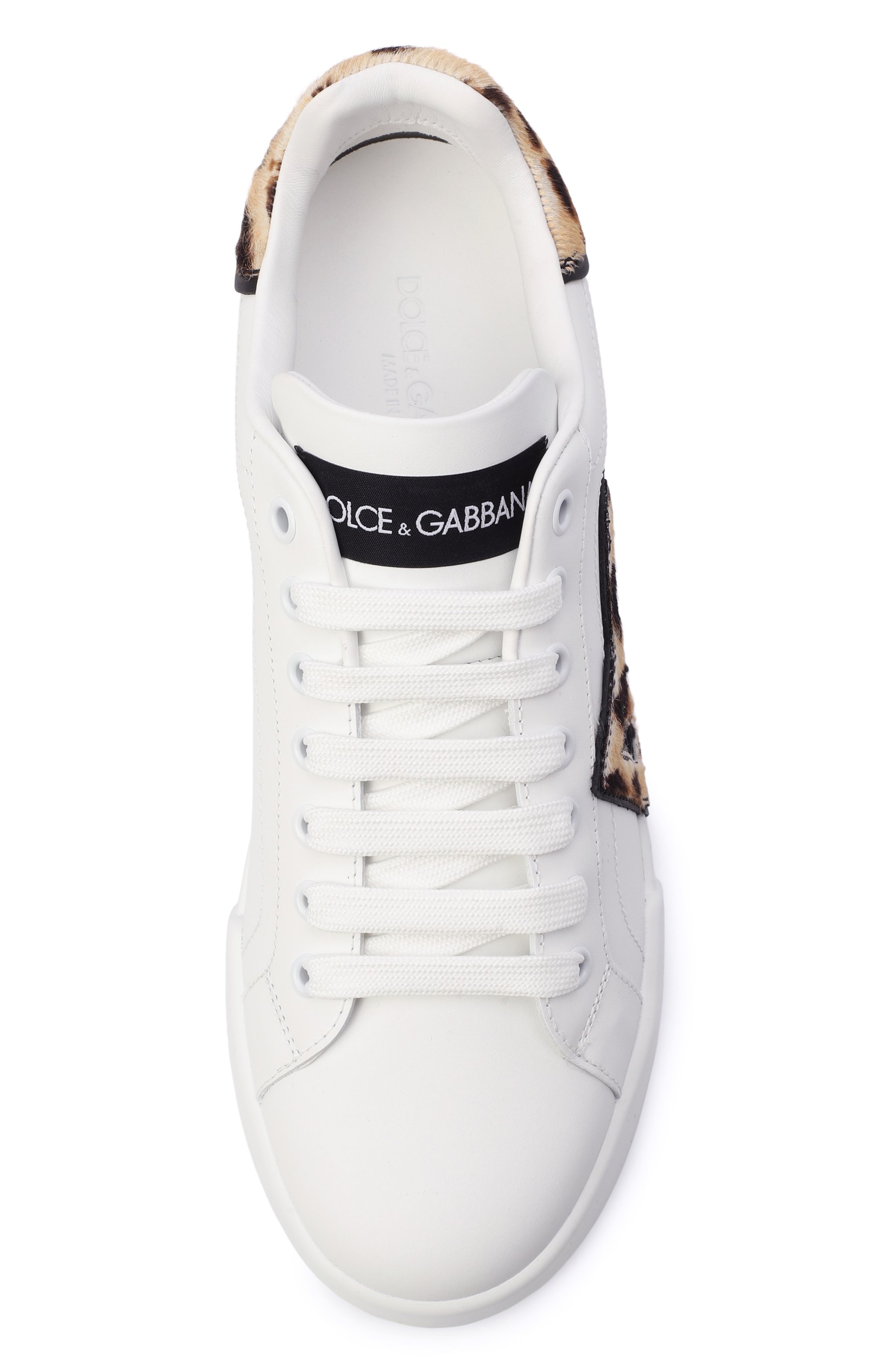 Кожаные кеды portofino DOLCE & GABBANA, арт. CK2395/A0225, фото 6