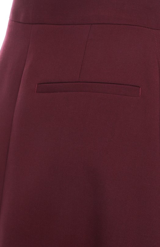 Шерстяная юбка Bottega Veneta 832869/V5C60 Бордовый  832869/V5C60 Фото 6