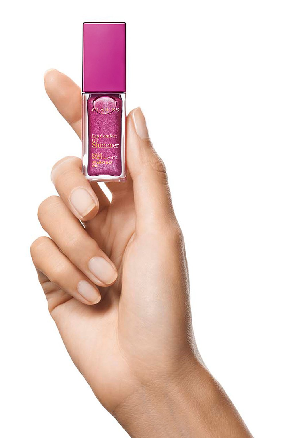 Мерцающее масло для губ lip comfort oil shimmer, 03 funky raspberry (7ml) CLARINS, арт. 80074332, фото 3