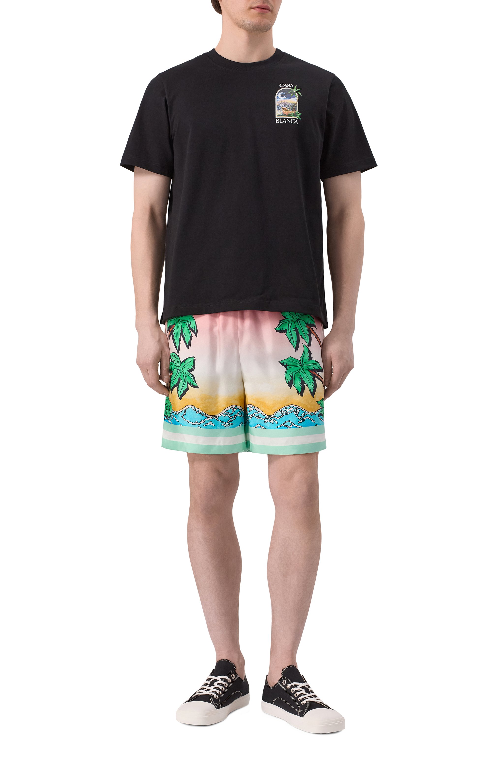 Хлопковая футболка CASABLANCA, арт. MS25JTS00111, фото 2