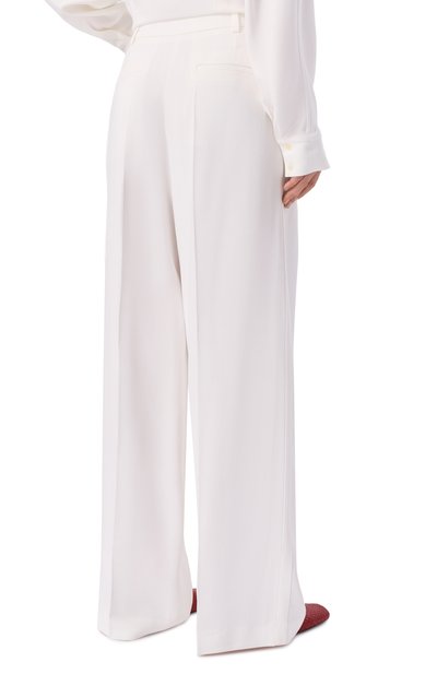 Брюки из вискозы и лиоцелла IRO белого цвета по цене 56150 руб., арт. WP23HELIS, фото 4 Брюки из вискозы и лиоцелла IRO, арт. WP23HELIS, фото 4