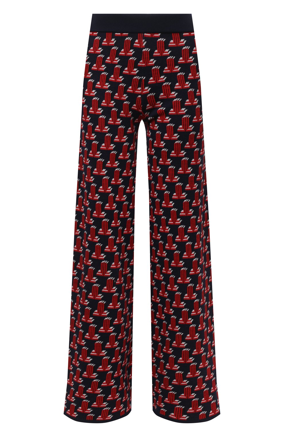 Шерстяные брюки LANVIN разноцветного цвета по цене 108000 руб., арт. RW-TR0077-K205-P22, фото 1 Шерстяные брюки LANVIN, арт. RW-TR0077-K205-P22, фото 1