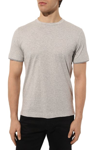 Хлопковая футболка CANALI, арт. T0691/MJ01037, фото 3