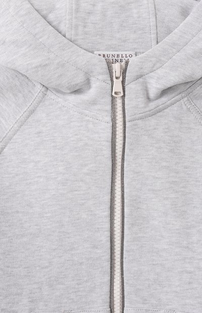 Хлопковая толстовка BRUNELLO CUCINELLI, арт. BN05NE296B, фото 3