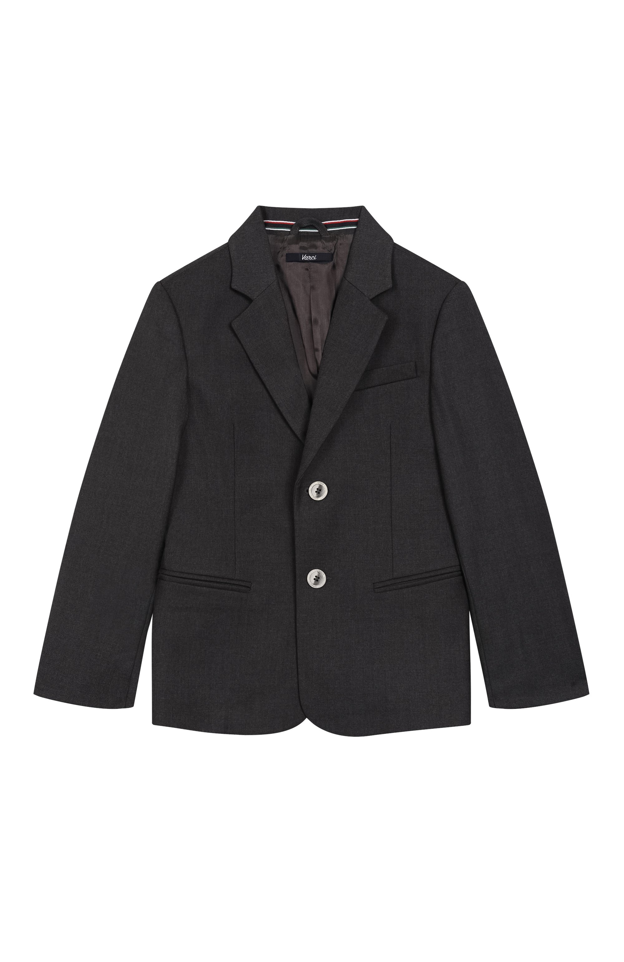 Пиджак VARCI темно-серого цвета по цене 35400 руб., арт. VR2574/9A-16A, фото 1 Пиджак VARCI, арт. VR2574/9A-16A, фото 1