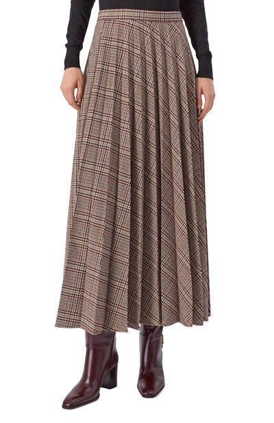 Шерстяная юбка SAINT LAURENT, арт. 843874/Y3D12, фото 3