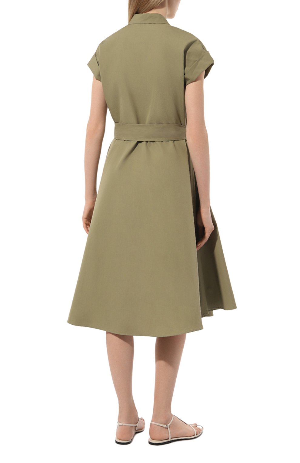 Хлопковое платье KITON, арт. D55375K0972C, фото 4