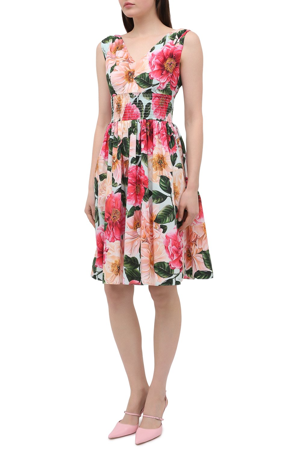 Хлопковое платье DOLCE & GABBANA, арт. F6J7HT/HS5H9, фото 3