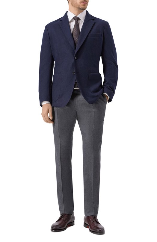 Кашемировый пиджак Brioni UJRQ0L/0D618 Синий  UJRQ0L/0D618 Фото 2