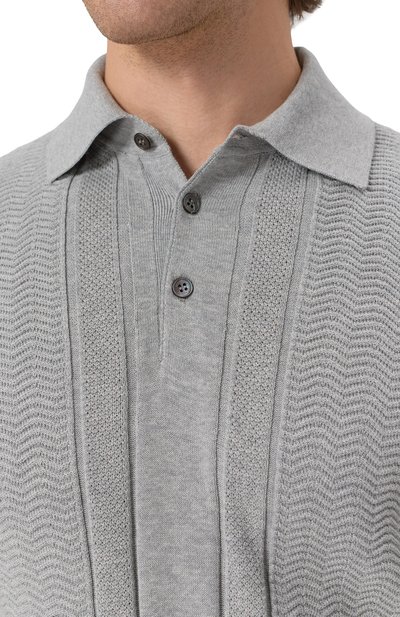 Хлопковое поло BRUNELLO CUCINELLI, арт. M29203305, фото 5