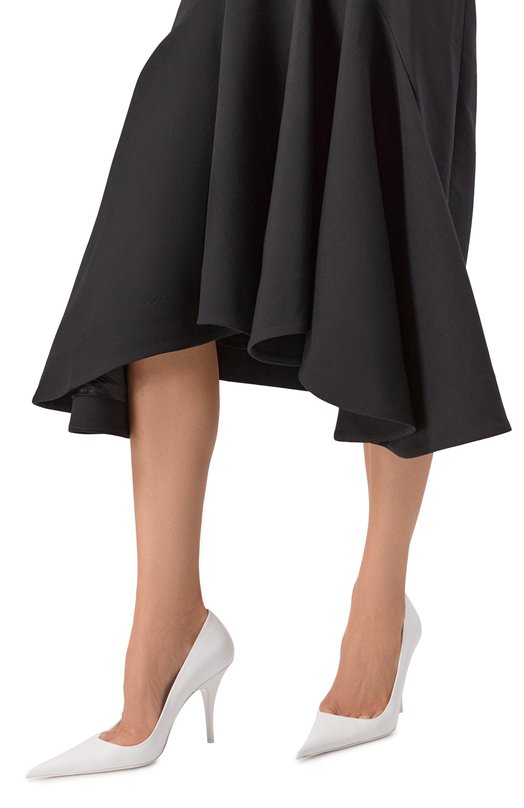 Кожаные туфли VETEMENTS WH76HE500W/2471 LEATHER Белый  WH76HE500W/2471 LEATHER Фото 3