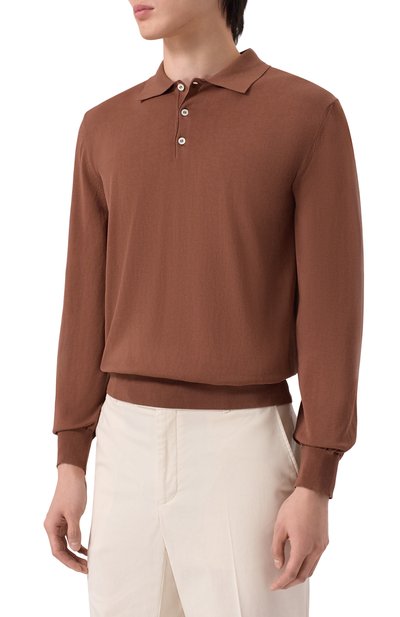 Хлопковое поло CANALI, арт. C0017/MK02459, фото 3