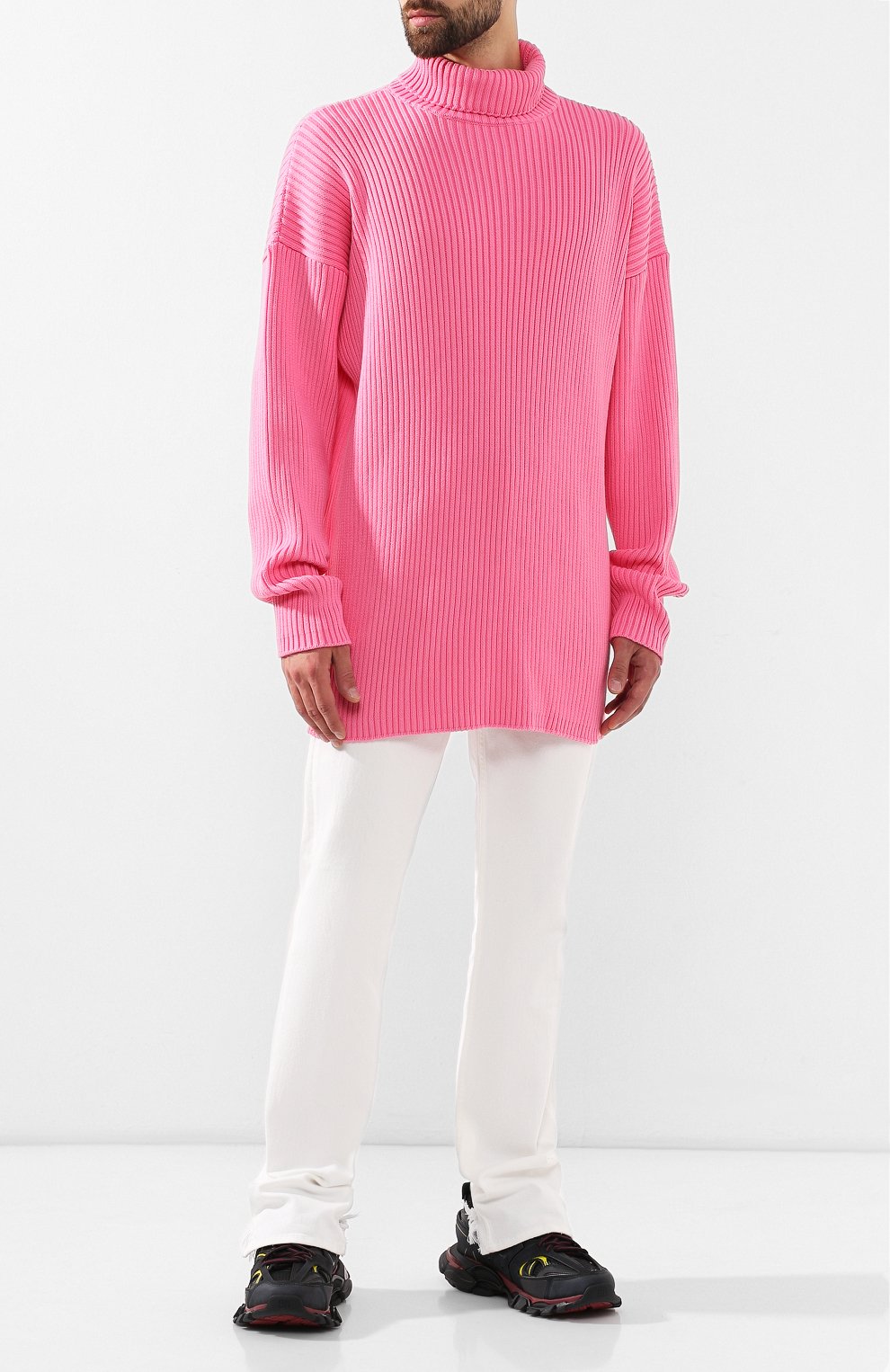 Хлопковый свитер BALENCIAGA, арт. 583089/T3154, фото 2