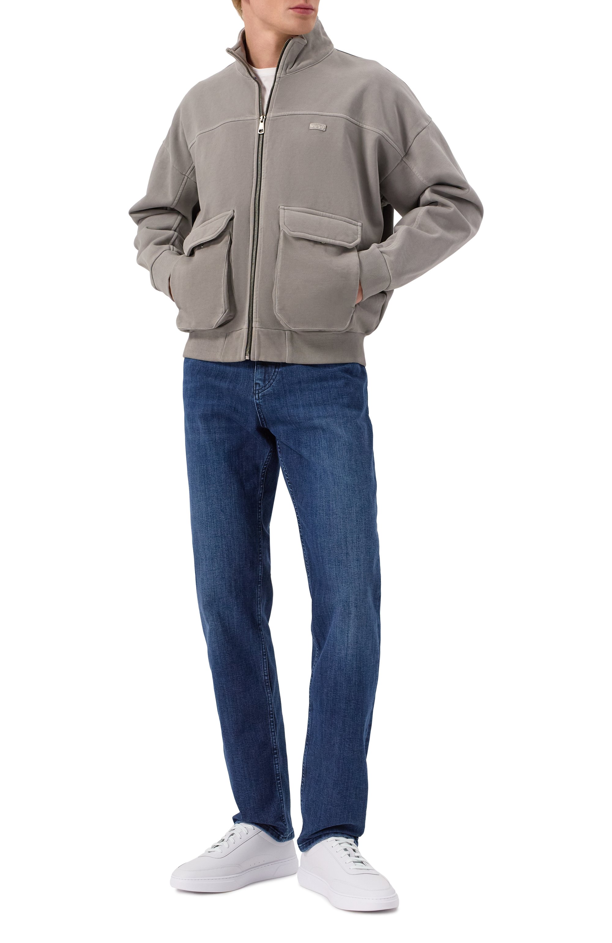 Хлопковая толстовка HUGO BLUE, арт. 50538672, фото 2